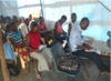 Beneficiaries undergoing training in livelihood skilss
